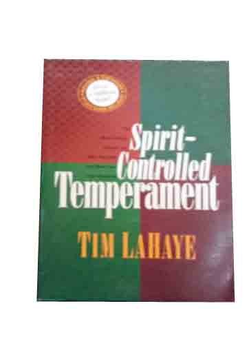 spirit controlled temperament